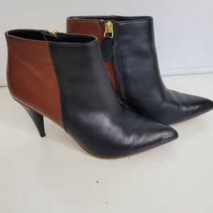 DV by Dolce Vita Black and Brown Ankle Boots